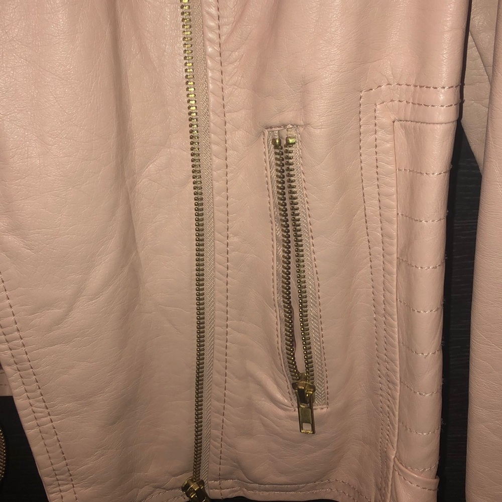 Pink Leather Jacket - Picture 3 of 5